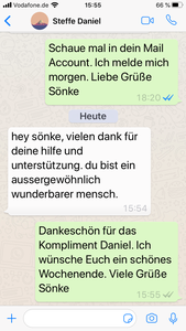 Dankeschön vom 07.02.2020